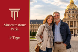 3-Tages-Museumstour Paris: Ein Paar vor dem Musée de l’Armée bei einer geplanten Tour zu den Top-Museen der Stadt