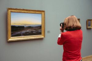 Albertinum - Dresden - Galerie Neue Meister: Gemälde'Das Große Gehege bei Dresden' von Caspar David Friedrich