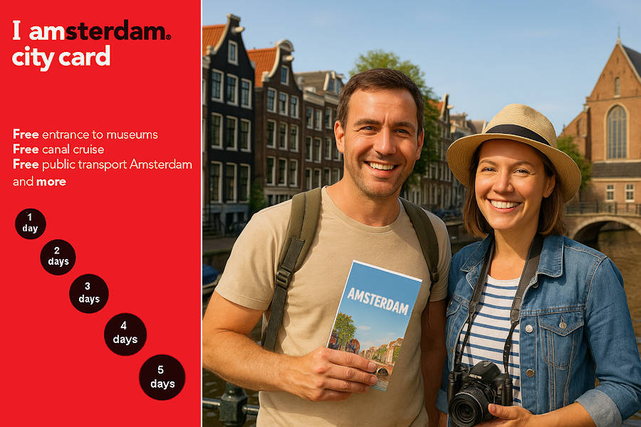 Amsterdam City Card – Offizielles Touristenticket für Museen, öffentliche Verkehrsmittel und viele weitere Attraktionen in Amsterdam
