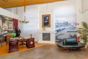 Auswanderermuseum BallinStadt Hamburg - Ausstellung Haus 1: Das Eingangsgebäude mit der Ausstellung'Häfen der Hoffnung'