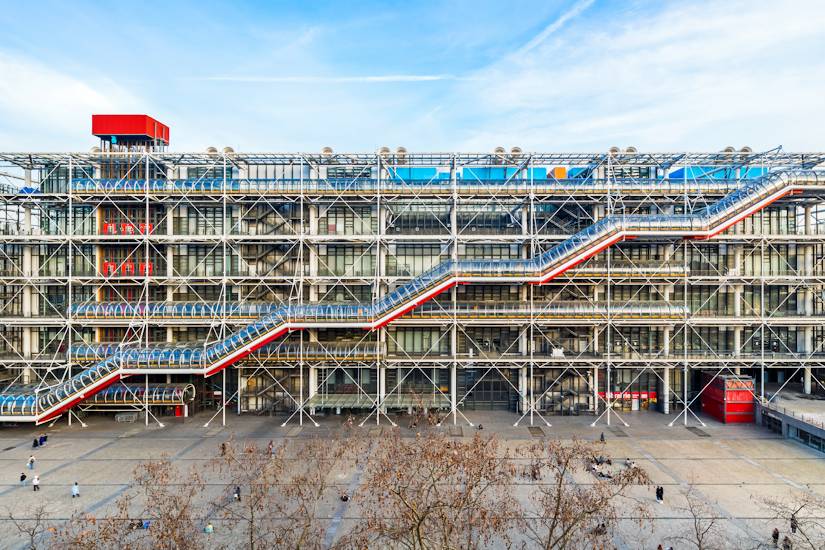 Centre Pompidou - Paris - Außenansicht