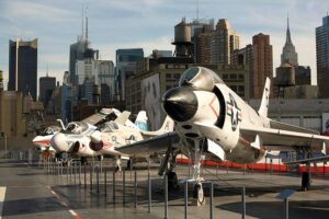 Intrepid Museum - New York - Kampfflugzeuge auf dem Flugzeugdeck