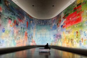 Musée d’Art Moderne de Paris - Wandgemälde La Fée Électricité von Raoul Dufy