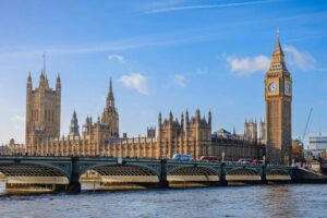 Informationen zu Museen und Tickets für die britische Hauptstadt: Blick auf Big Ben und den Palace of Westminster in London