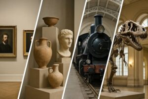 Museumssuche mit den weltweit bekanntesten Museen, sortiert Museumsthemen.