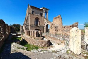 Palatin - Rom - Historische Ruine des Renaissance-Gartens Orti Farnesiani von Kardinal Alessandro Farnese