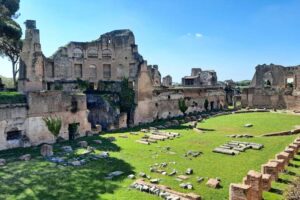 Palatin - Rom - Ruinen des Kaiserpalastes Domus Augustana