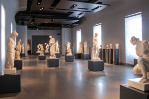 Palazzo Massimo - Rom - Ausstellung: Antike Skulpturen antiken römischen Marmorskulpturen und Büsten