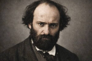 Paul Cézanne - Porträt des französischen Malers und Wegbereiters der Moderne mit markantem Bart und ernstem Blick