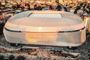 Real Madrid Stadium - Estadio Santiago Bernabéu mit dem Vereinsmuseum