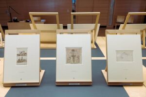 Residenzschloss Dresden - Kupferstich-Kabinett mit Zeichnungen des Künstlers Caspar David Friedrich