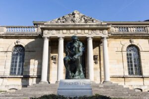 Rodin Museum - Paris - Bronzestatue ‚Der Denker‘ von Auguste Rodin